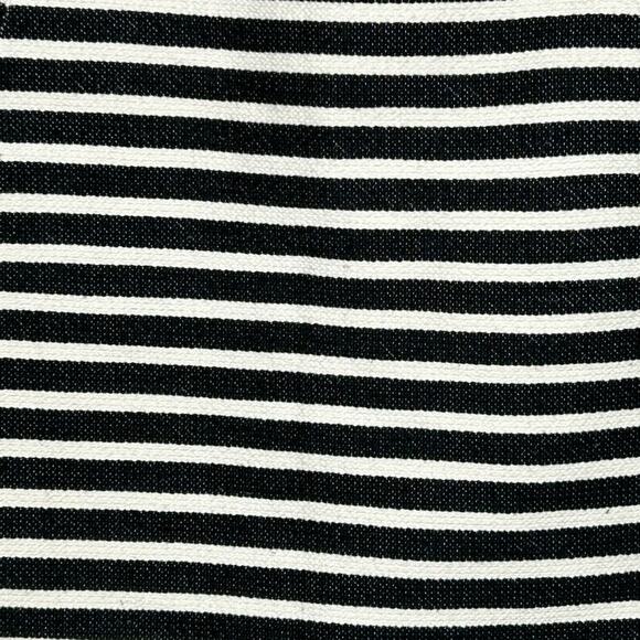 Halogen Mini Micro Skirt Black and White Striped Nautical Size 4 - Picture 5 of 11